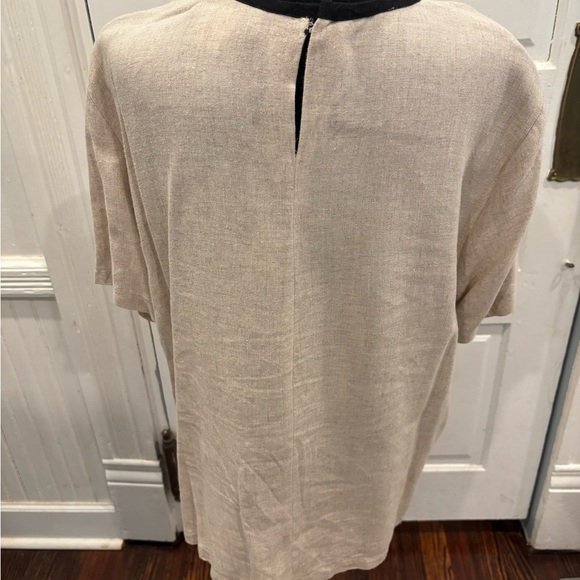 Saint Germaine Paris Vintage Linen Blend 2 Piece Blouse And Jacket Sz Large - Picture 7 of 9